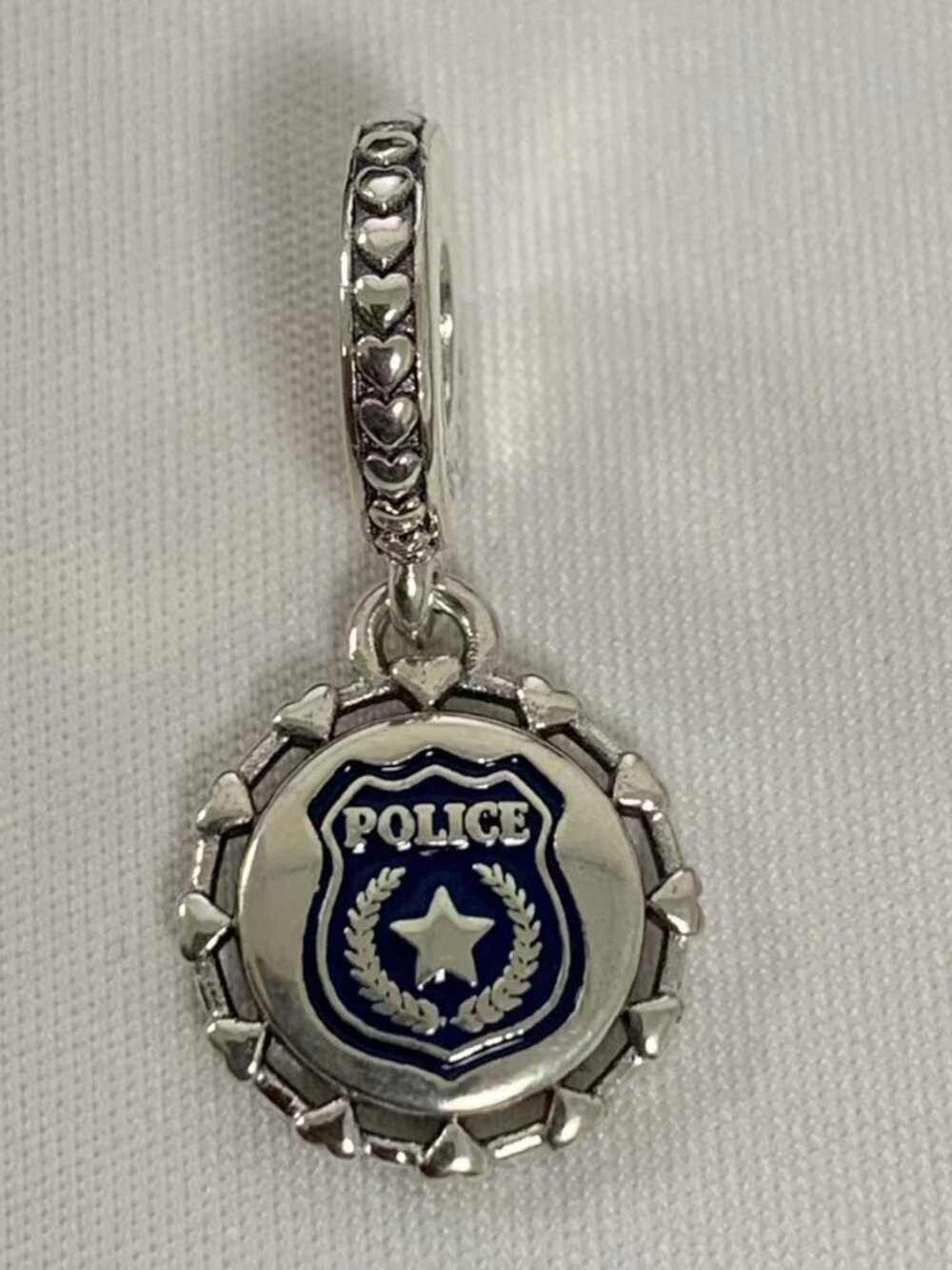 Pandora police Exclusive Charm Pendant, S925 Silver Jewelry